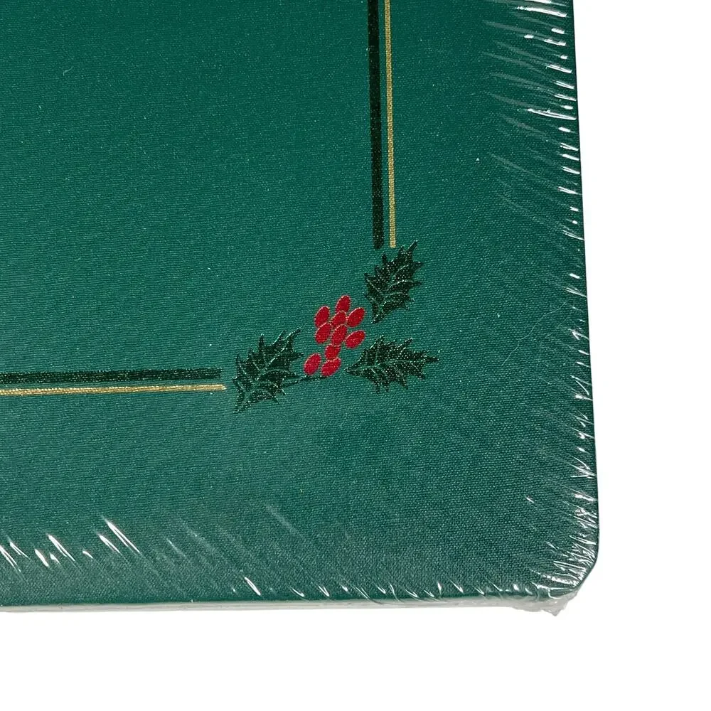 CREATIVE MEMORIES 12x12 Christmas Album Green Gold Holly Berry Sealed Vintage